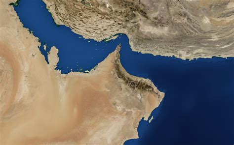 Map Of Persian Gulf And Gulf Of Aden