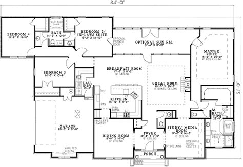 Two Master Suites 59914nd Architectural Designs House Plans