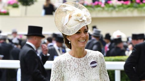 Kate Middleton Opts For Glam White Lace For Her First Royal Ascot