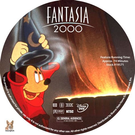 Fantasia 2000 Dvd Labels 2000 R1 Custom