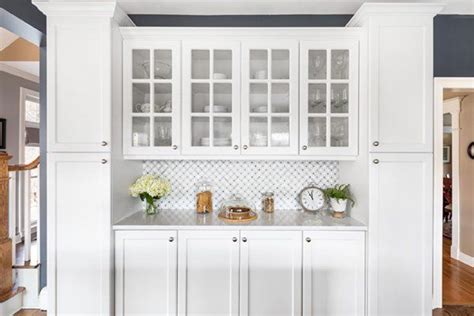 Find great deals on ebay for shaker kitchen cabinet doors. Breathtaking Blue and White Kitchen Remodel | Glass ...
