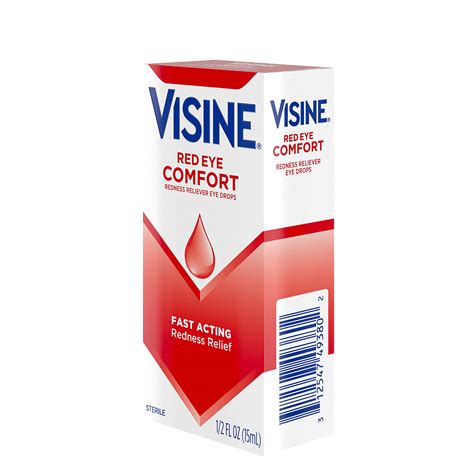 Buy Visine Red Eye Comfort Redness Relief Eye Drops To Help Relieve Red