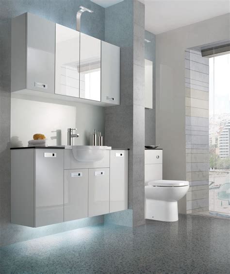 Gloss White Bathroom Furniture | Bathroom top, Bathroom collections, Bathroom renovations