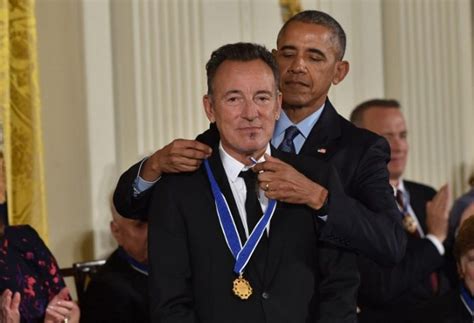 Bruce Springsteen Receives Medal Of Freedom From President