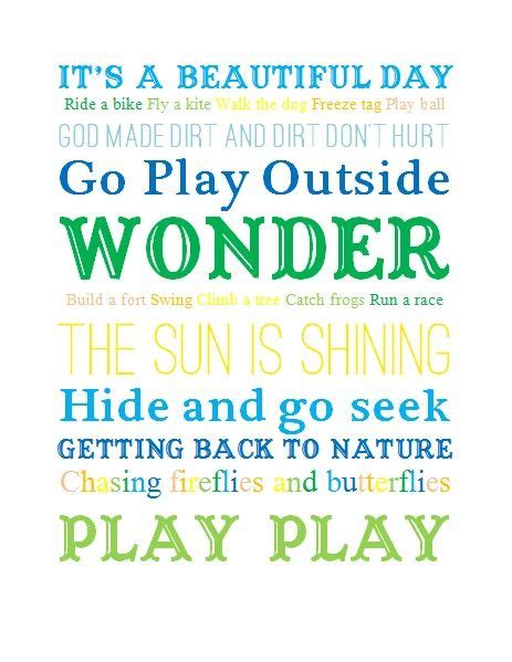 Go Play Outside Free Printable Wilderness Pathways Subway Art