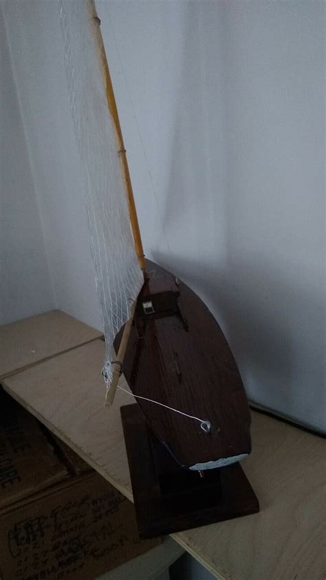 Seaworthy Boats Toy Model Wooden Pond Sail Boat Chester A Rimmer Naval Architect Ebay