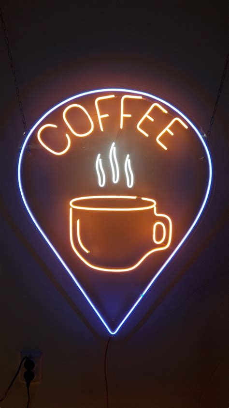 Coffee Led Neon Sign Party Neon Sign Flex Led Neon Light Led Etsy