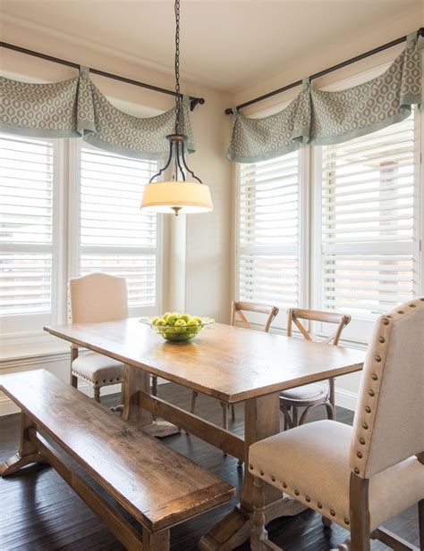 Ideas for kitchen window treatment. Interiors by Kathy Rollins (House of Turquoise) | Dining ...