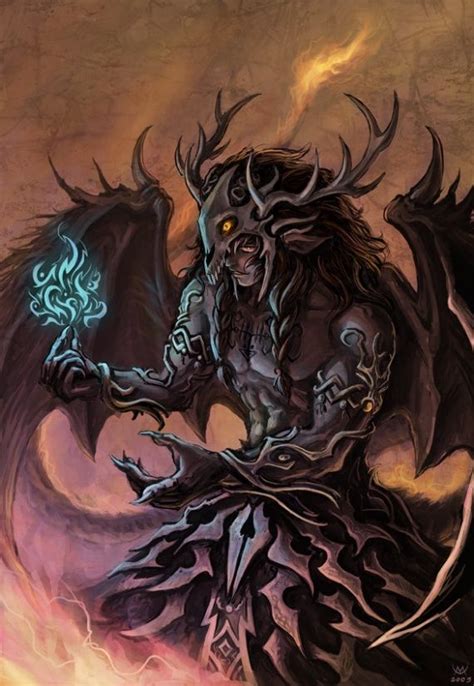Artist Rendition Of The Demon Furfur One Of 72 Demons Famous In