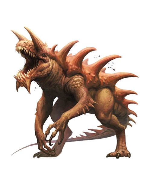 Tarrasque From The Dandd Fifth Edition Monster Manual Art By Cory