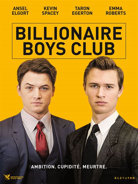 Billionaire boys club est un film réalisé par james cox avec kevin spacey, ansel elgort. Billionaire Boys Club - film 2018 - AlloCiné
