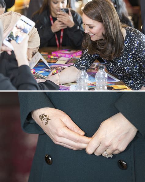 Kate Middleton Just Got A Tiny Henna Tattoo On Her Hand