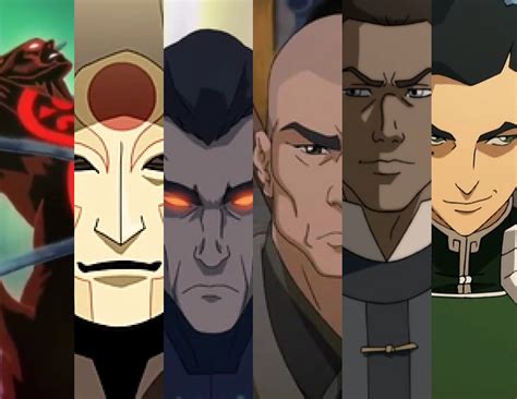Top 6 “legend Of Korra” Villains Column From The Editor Inreview