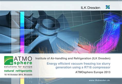 Pdf Energy Efficient Vacuum Freezing Ice Slurry Generation Using A