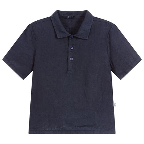 Il Gufo Boys Blue Linen Shirt Childrensalon Outlet