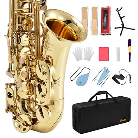 Eastar As Student Alto Saxophone E Flat Gold Lacquer Saxophone Full