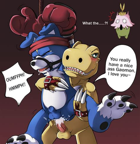 Rule 34 Agumon Anal Balls Bondage Bondage Bound Caught Cum Digimon