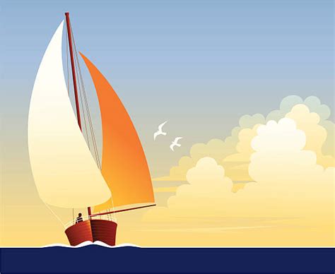 Royalty Free Sailboat Clip Art Vector Images And Illustrations Istock