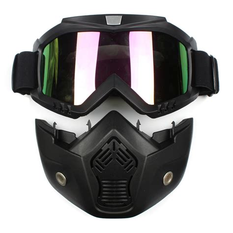 There are many different models of goggles which vary by brand, frame, color these consist of the goggle frames, lenses, foam, and goggle accessories. Detachable Modular Helmet Face Mask Shield Goggles ...