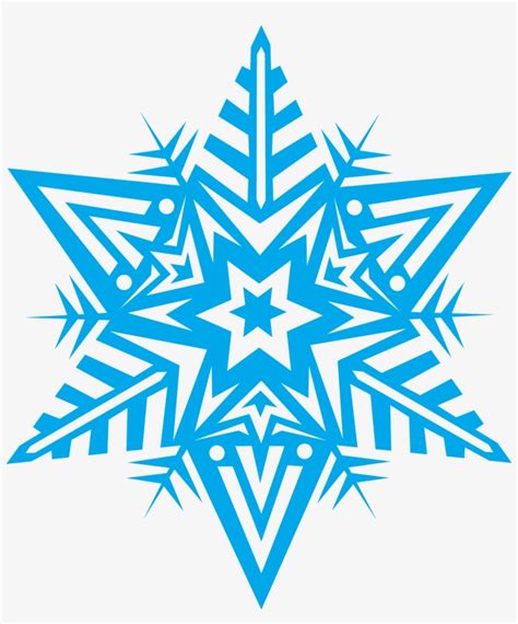 Blue Snowflake Clip Art Snow Free Transparent Png Download Pngkey