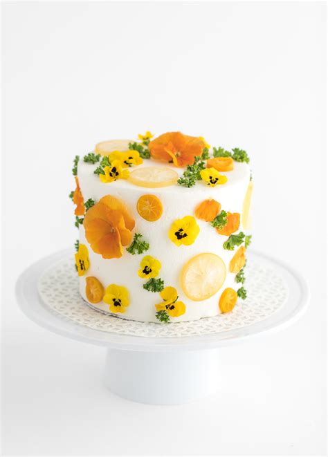 Three Ways To Decorate A Cake Using Edible Flowers 100 Layer Cake