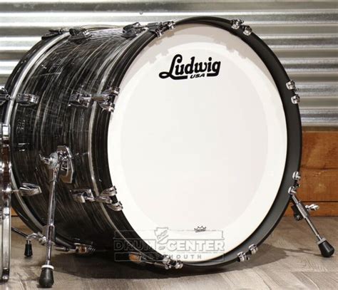 Ludwig Classic Maple Vintage Black Oyster 20x14 Bass Drum Ebay