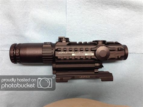 Soldexpired Wts Wtt Leupold Mark 4 Cqt Tactical Rifle Scope 1 3x