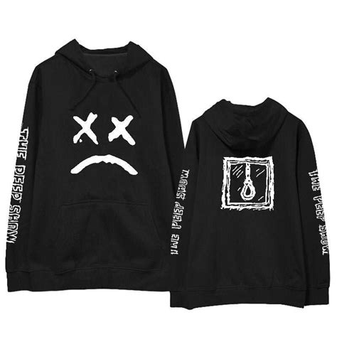 Lil Peep Merch Sad Face Hoodie Official Website Of The Estate Of