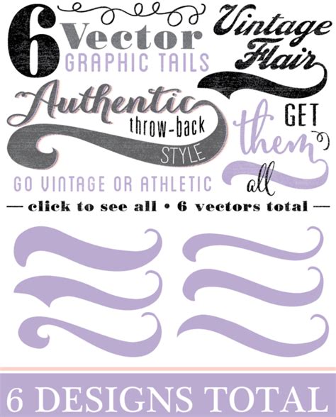 Vintage Vector Graphic Tails Graphic Athletic Fonts Vintage Graphics