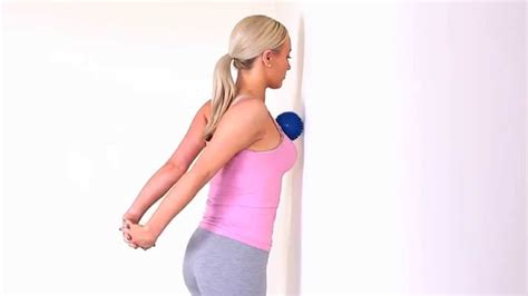 Spikey Ball Chest Massage With Biceps Stretch Youtube