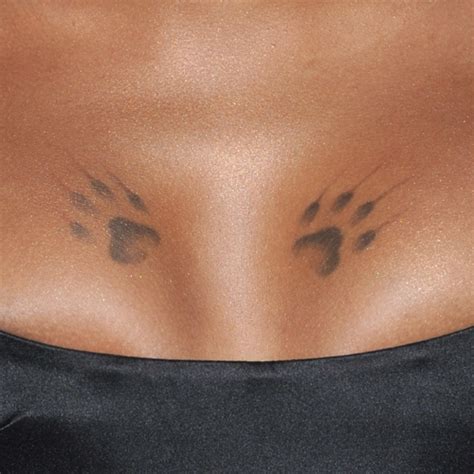 9 Celebrity Paw Prints Tattoos Steal Her Style
