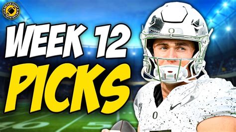 Ncaa Football Week 12 Free Picks Best Bets And Previews Youtube