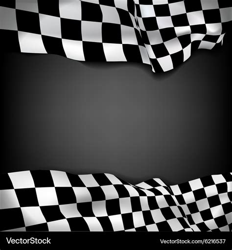 Checkered Flag Background Royalty Free Vector Image
