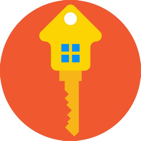 House Key Prosymbols Flat Icon