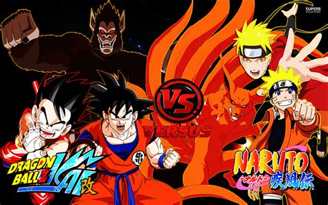 Who'll win the battle between dbz vs naruto? Goku And Naruto Wallpapers - Wallpaper Cave