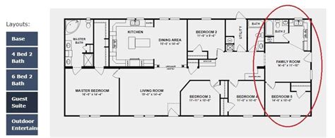 This two bedroom apartment is all about drama, as shown by its bold design features, luxurious ideal for a small family, this simple two bedroom house plan can incorporate just enough space for the essentials while this two bedroom luxury suite is more than just an apartment: Double Wide 2 Master Suites Floor Plan | Mobile home floor ...