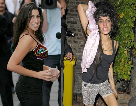 Amy Winehouse Sus Impactantes Fotos Antes Y Despu S De Su Adicci N Al