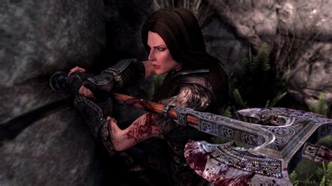 Lydia In Battle At Skyrim Nexus Mods And Community