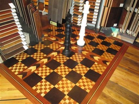 The Completed Chessboard Floor Installed In Our Campbell Showroom