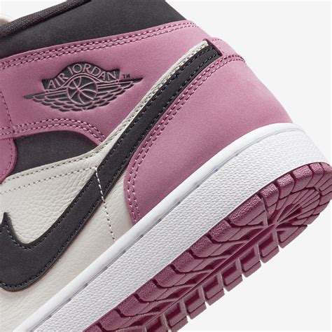 Air Jordan 1 Mid Berry Pink Dc7267 500 Release Date Info Sneakerfiles