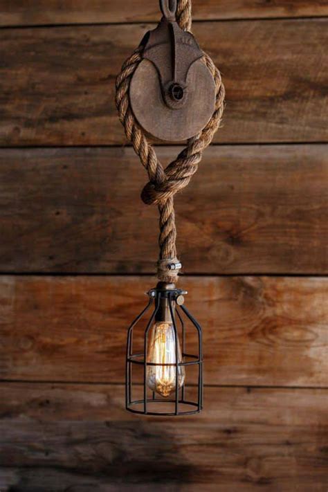 15 Diy Rope Hanging Light Ideas Decor Units