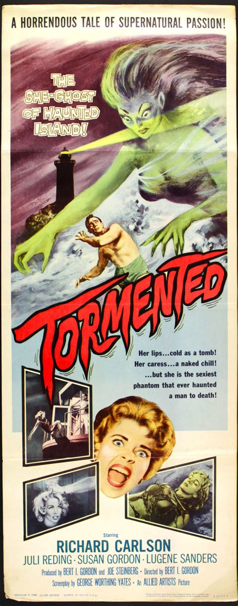 Tormented 1960 Classic Horror Movies Posters Movie Posters Horror