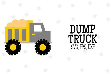 Dump Truck Svg Cutting File