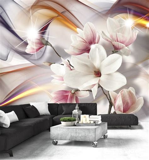 Photo Wallpaper Artistic Magnolias Wall Murals Magnolia 3d