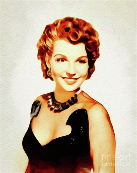 Betty Field Vintage Actress Painting By Esoterica Art Agency