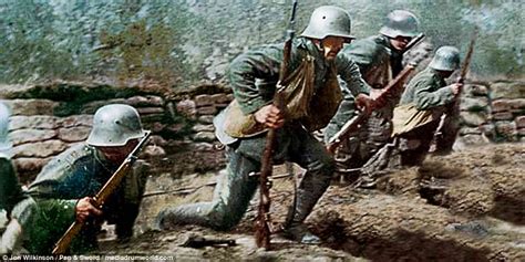 What World War One Trench Fighting Really Looked Like Daily Mail Online