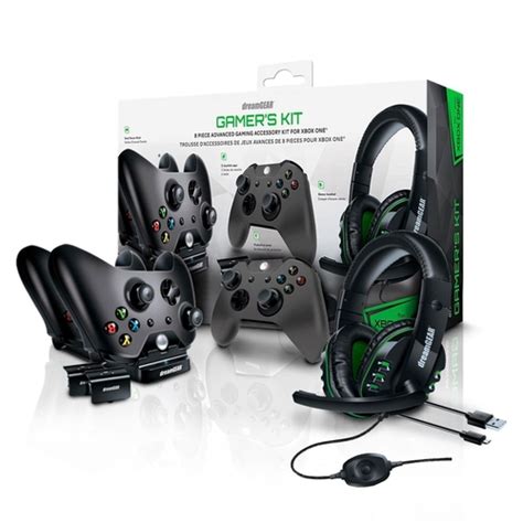 Kit Gamer Para Xbox Headset Carregador Dual Dock Case Dgxb1 6631