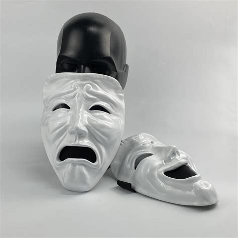 Possessive Mask Scp 035 Mask Geek Comedy Mask Tragedy Mask Etsy