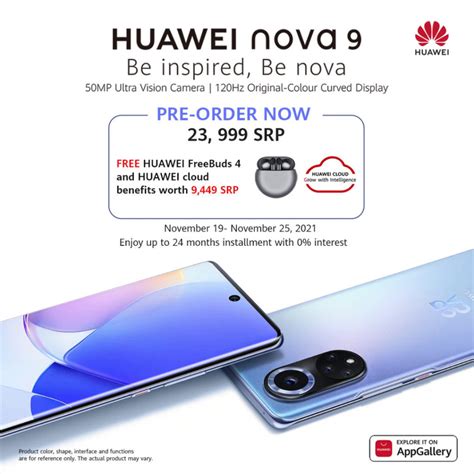 Huawei Announces Official Price For The Nova 9 In The Philippines