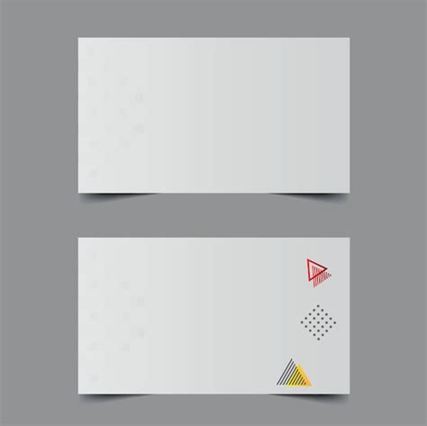 Premium Vector Business Card Grey Theme Isolated Background